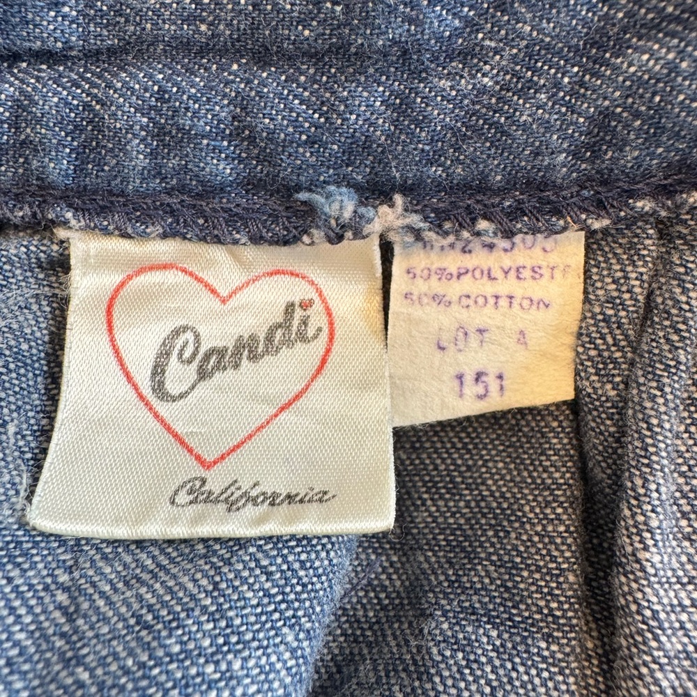 Vintage Candi California Denim Skirt - Picture 3 of 3